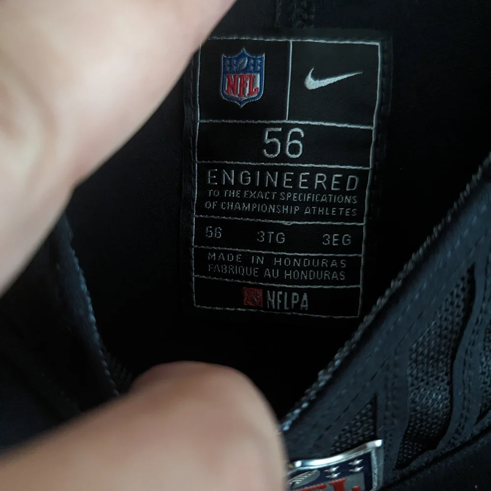 Nike On-Field Derek Carr Las Vegas Raiders Jersey #4 $350 MSRP 3XL 56 XXXL black - Picture 7 of 8